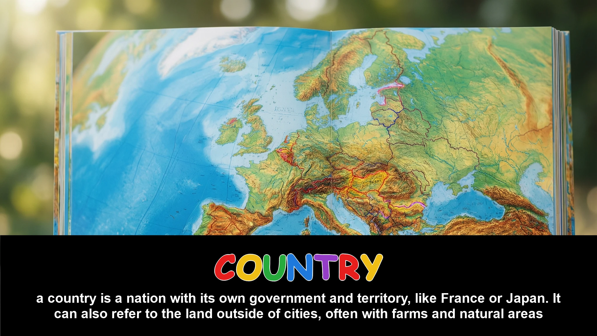 English Illustration for country
